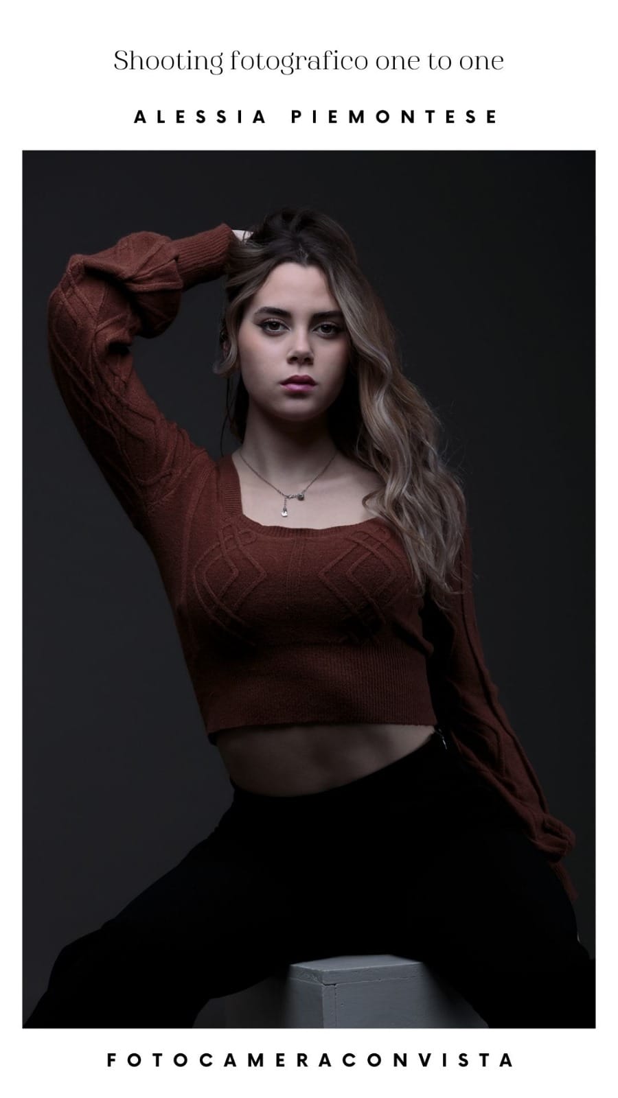 Shooting con Alessia Piemontese