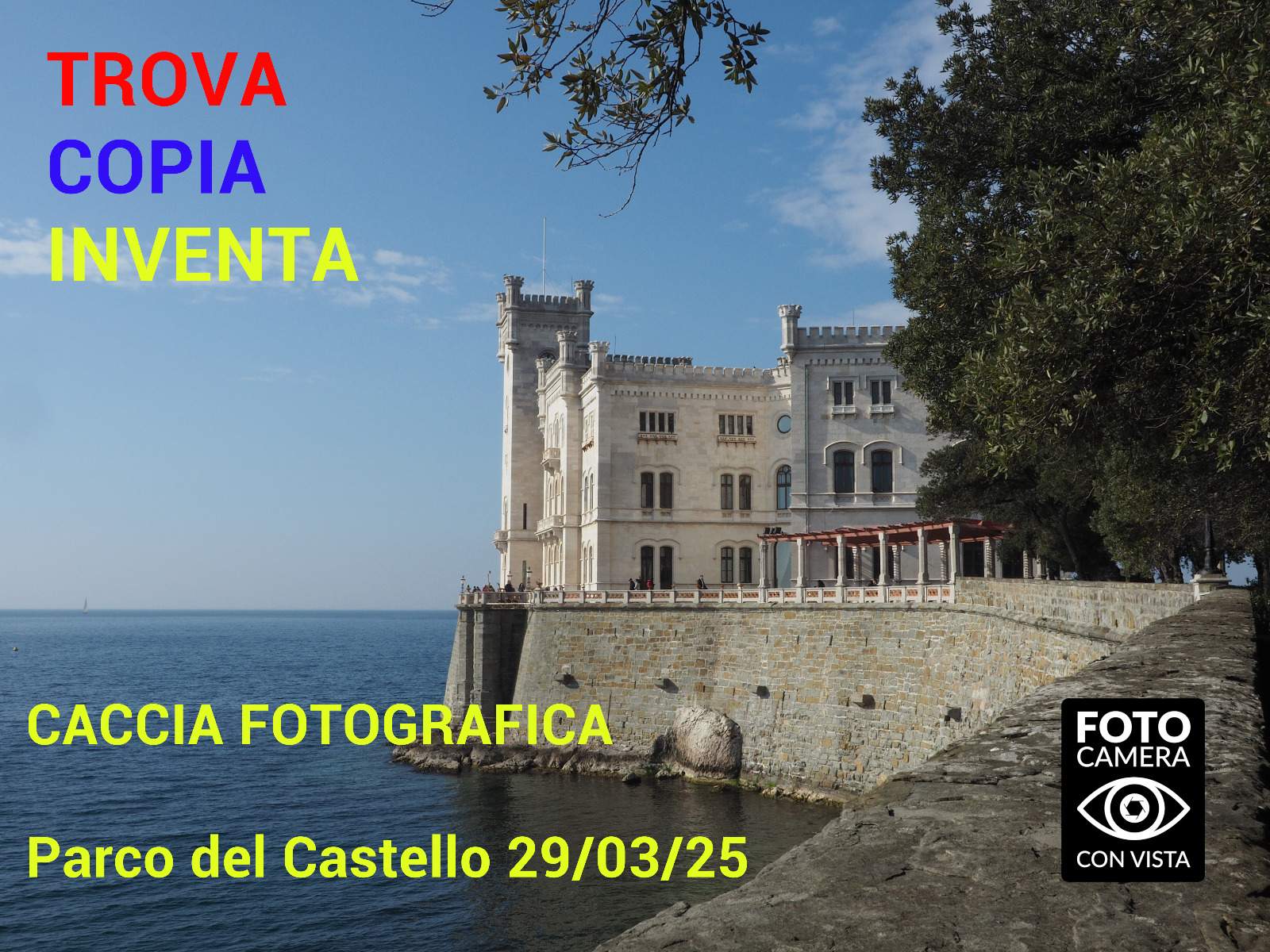 Caccia fotografica nel Parco di Miramare